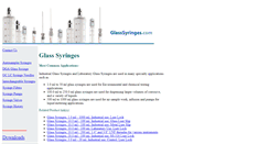 Desktop Screenshot of glasssyringes.com